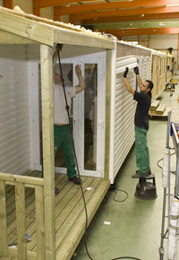 fabrication d'un mobil-home