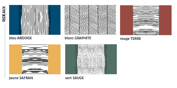 coloris rideaux